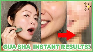 GUA SHA FOR SAGGY JOWLS, MARIONETTE LINES, SMILE LINES (INSTANT RESULTS!) LOOK YOUNGER THAN YOUR AGE
