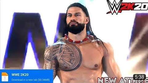 WWE 2K20 ANDROID| DOWNLOAD LINK| WR3D NEW MOD 100% WORKING TRICK