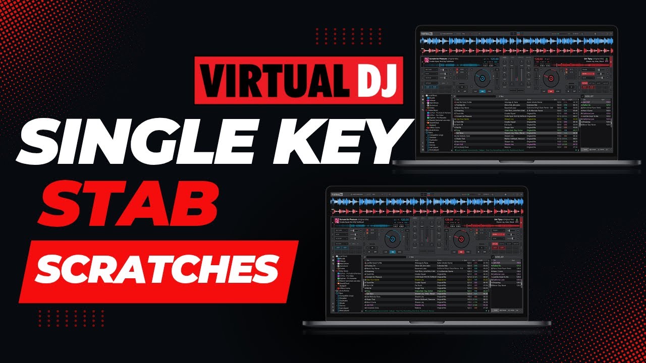 How to Make a Single Key Stab Scratches in Virtual DJ - YouTube