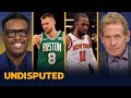 Celtics defeat Knicks 108-104: Tatum, Porzingas shine &amp; Randle, Brunson struggle | NBA | UNDISPUTED