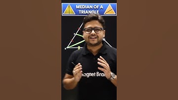 What is Median Of a Triangle? 🤔| Is Each Vertex Creates a Median | Mathematical concept #ytshorts