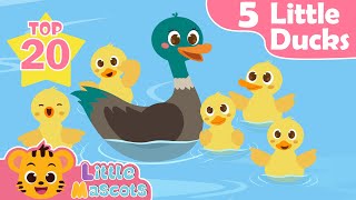 Five Little Ducks + Baa Baa Black Sheep + more Little Mascots Nursery Rhymes & Kids Songs