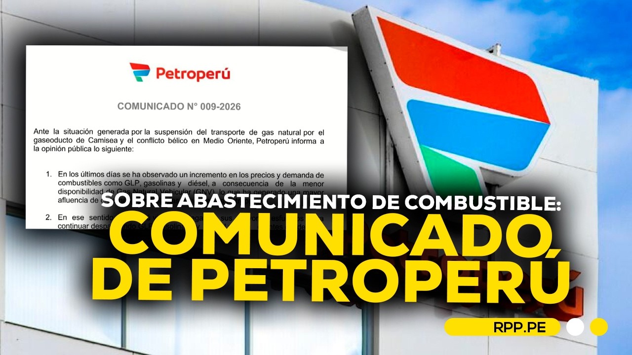 Petroperú emite comunicado sobre el abastecimiento de combustible #ECONOMIAXTODOS