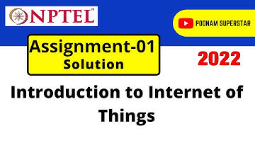 NPTEL Introduction to internet of things ,Assignment-1 Solution | week-1 Solution 2022
