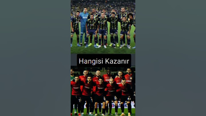 FENERBAHÇE-GAZIANTEP FK  Hangisi Kazanır.