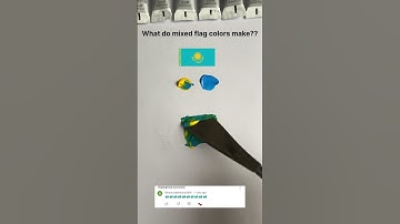 what colors do mixed flags make??{Part_14} #satisfyingart #paintmixing #colormixing #asmart #shorts