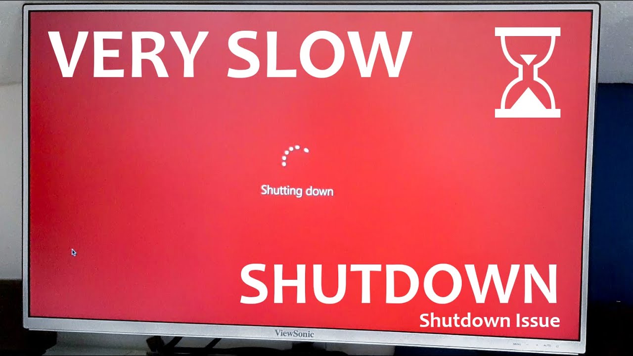 Shutdown Windows 10 Lambat