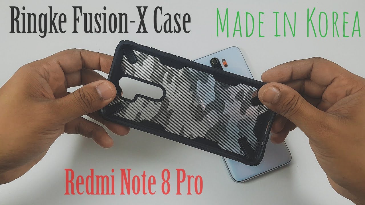 Redmi Note 8 Pro Military Grade Rugged Case | Ringke Fusion-X Case