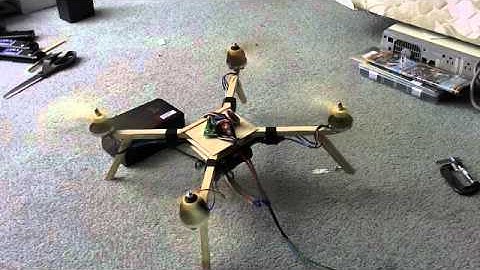 x-copter v1.1 hk v2 kk controller.   testing successful.