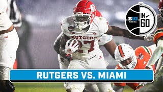 Pinstripe Bowl: Rutgers vs. Miami | Dec. 28, 2023 | B1G Football in 60