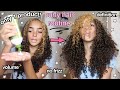Curly hair routine with ONLY 1 product! | volume & definition 💕✨