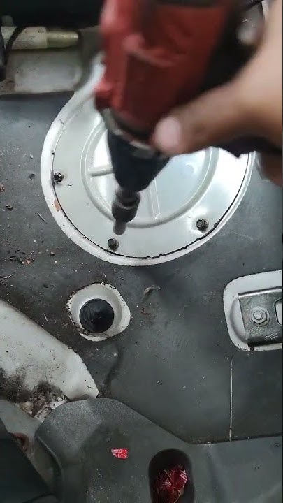 mercedes w203 fuel pump removal / location - YouTube