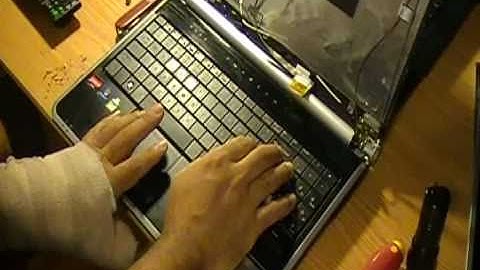 Gateway laptop ( NV53 ) screen and keyboard removal 2 of 2