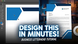Business Letterhead Design in Illustrator | Graphic Design Tutorial