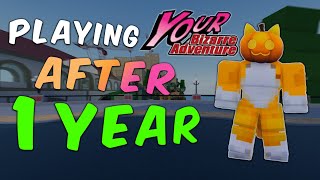 I played YBA for the first time after a year... [YBA]