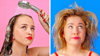 CAPELLI LUNGHI VS CAPELLI CORTI: PROBLEMI || Situazioni Divertenti e Imbarazzanti  123 GO!