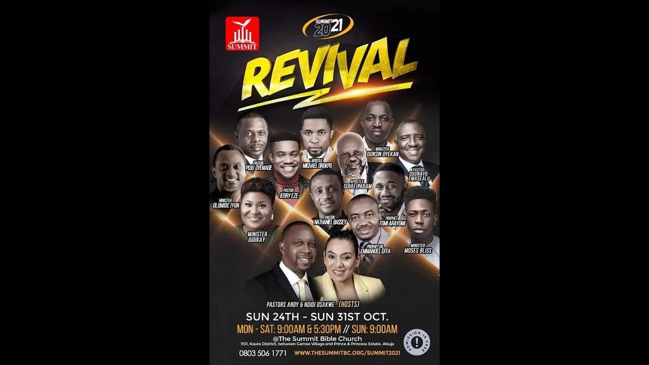 Dynamics of Revival Pt 1 || Apostle Orokpo Michael