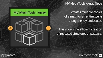 MV Mesh Tools - Array Node