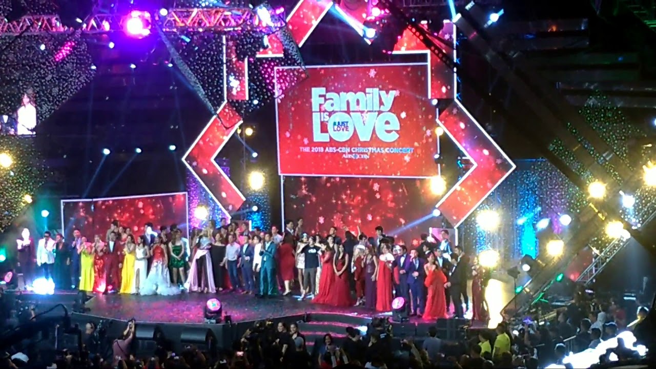 Sarah Geronimo with Kapamilya Stars - Family Is Love | ABSCBN Christmas Special 2018 FINALE