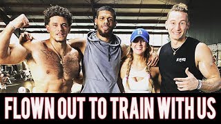TLB FAM Gets Flown Out To Train With Us | Back & Plyometric Training