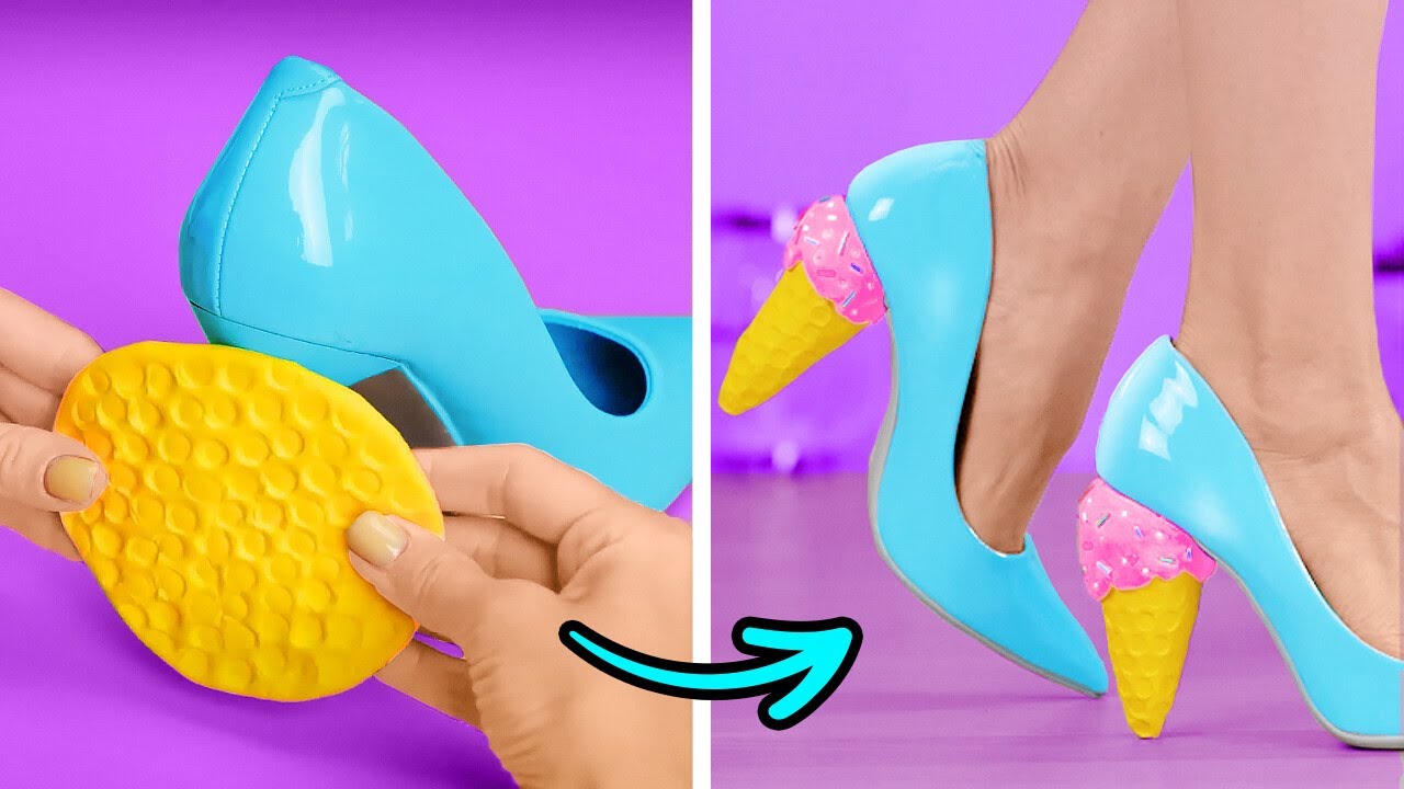 INCREDIBLE WAYS TO UPGRADE YOUR SHOES || Shoes Craft Ideas and Hacks