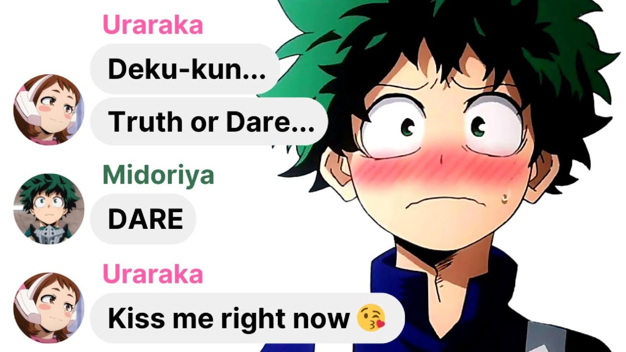 POV: What if Midoriya and Uraraka Play Truth and Dare | My Hero Academia IG DM Skit