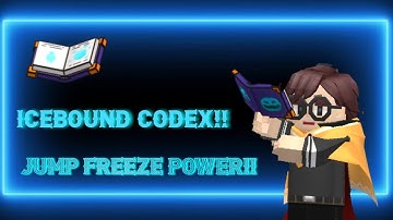 I got Icebound Codex!!!! Build and shoot. Blockman go.