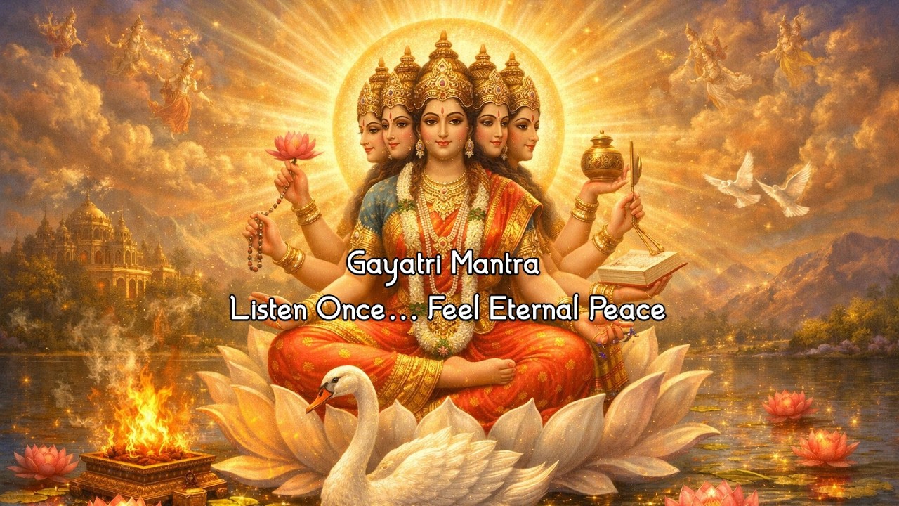 PEACEFUL GAYATRI MANTRA CHANTING | #gayatrimantra #bhajan