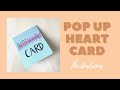 Very Easy Pop Up Heart Card Tutorial | Handmade | Cách làm thiệp