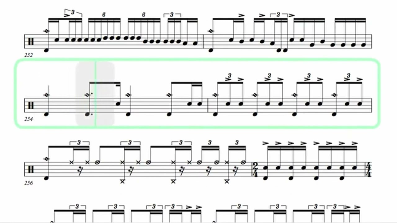 RUSH ● La Villa Strangiato [ Isolated Drums + PDF SCORE ]