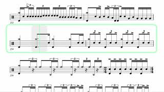 RUSH ● La Villa Strangiato [ Isolated Drums + PDF SCORE ]