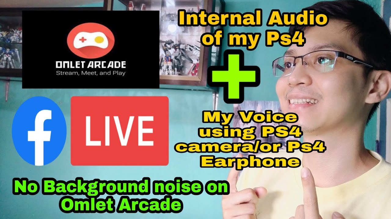How To Livestream On Omlet Arcade Facebook Gaming Page With Your Ps4 Gameplay Internal Audio Mic Youtube