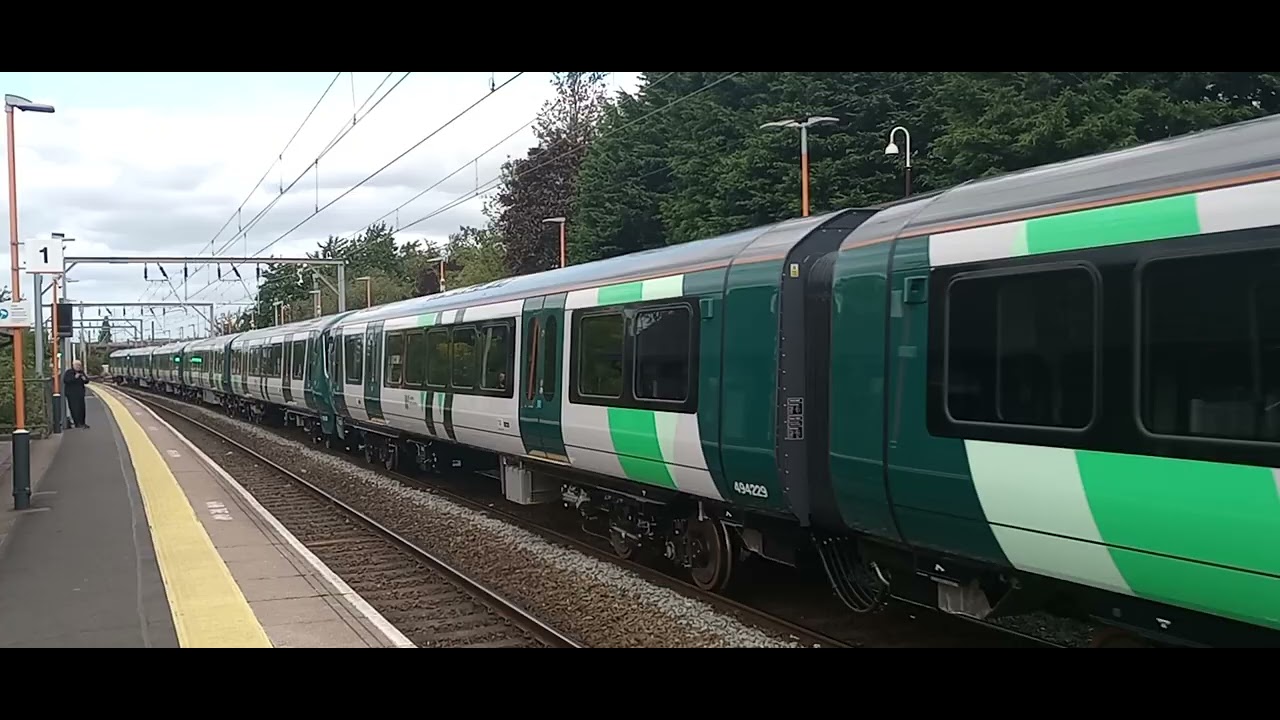37608 brings brand new 730 028 / 029 Through Aston  on there way to wemble from Derby