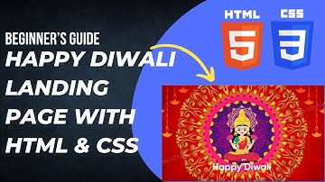 Happy Diwali Landing Page With HTML & CSS | Technical Mickey