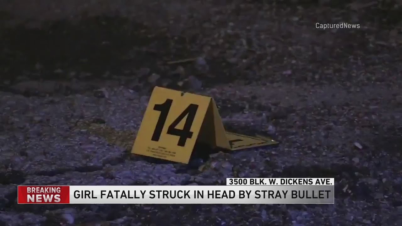10-year-old girl killed by stray bullet in Logan Square residence - YouTube