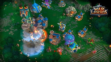 Playing Against a Top-3 Guy 🛡️ War Legends Gameplay - CLASSIC RTS on Mobile