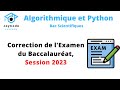 Bac scientifiques  correction de lexamen du baccalaurat session 2023