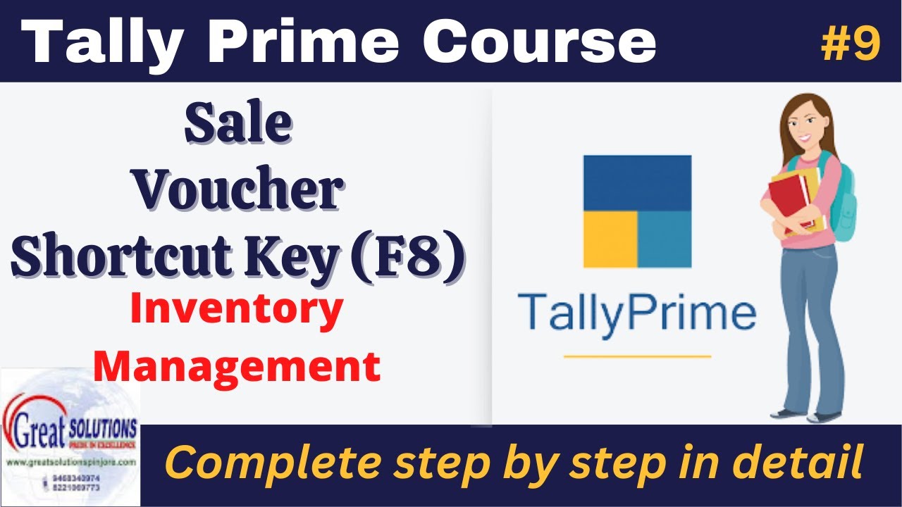  9 Tally Prime How To Pass Sale Voucher In Tally Step By Step In 
