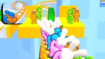 Runner Coaster ​- All Levels Gameplay Android,ios (Levels 135-136)