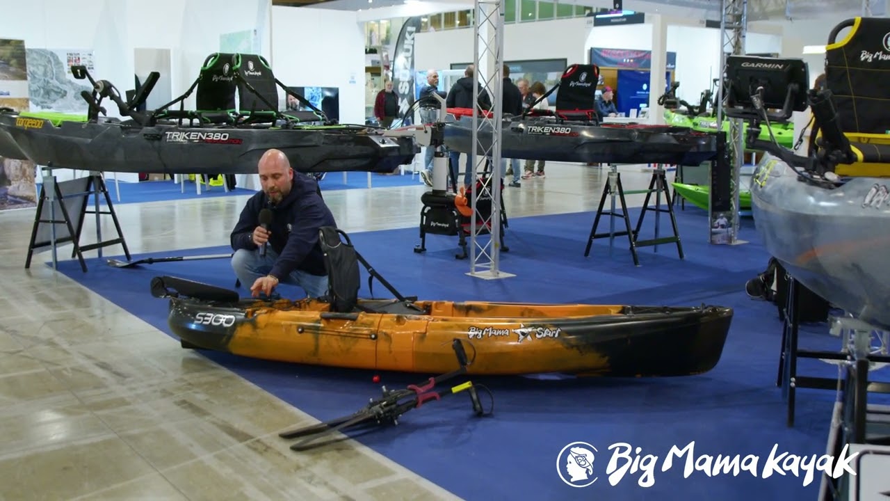 Big Mama Start S300, il kayak a pedali divisibile in due pezzi, e propulsione a pinne