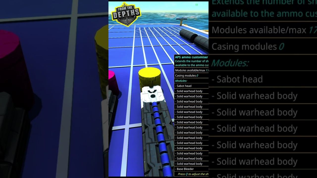 Sabot Heads are NOT always better APS in From the Depths 