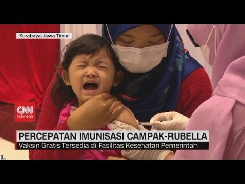Video: Cara Pemberian Vaksin Campak, Gondongan, dan Rubella (MMR)