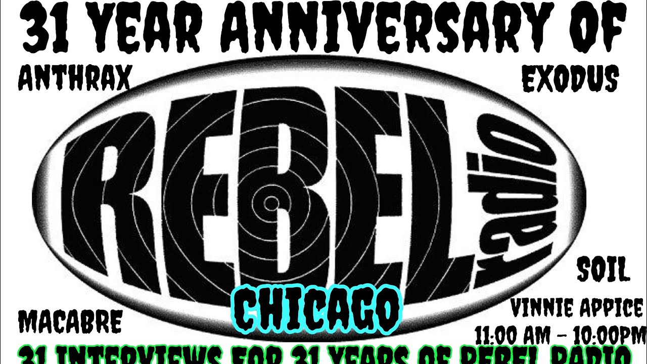 Rebel Radio 92.5 FM Chicago Interview Kent Gustaffson 31st Anniversary Broadcast 7-10-2025