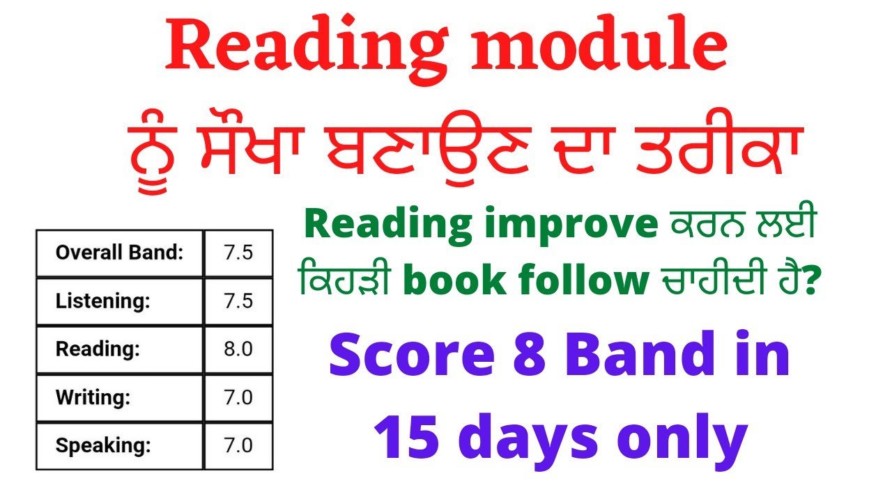 How to score 8 band in reading? IELTS reading best study plan
