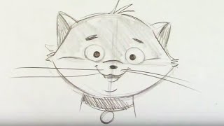 How to Draw a Cartoon Cat - Gor Beginners