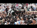 【喧嘩】【乱闘】大喧嘩勃発でガチギレ!松山秋祭り2024道後本宮 道後村大神輿 vs 持田連合大神輿会 道後鉢合わせ喧嘩神輿