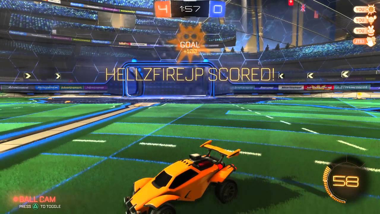 Rocket League Aerial goal YouTube