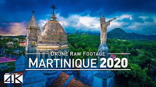 【4K】Drone RAW Footage | This is MARTINIQUE 2020 | FortdeFrance | SainteAnne | UltraHD Stock Video