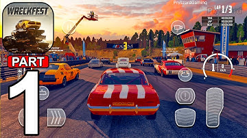 Wreckfest - Gameplay Walkthrough Part 1 Demolition Racing Challenge Max Settings (iOS,Android)