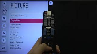 how to turn on / off energy saving mode in lg led smart tv? (lg39lb650v)